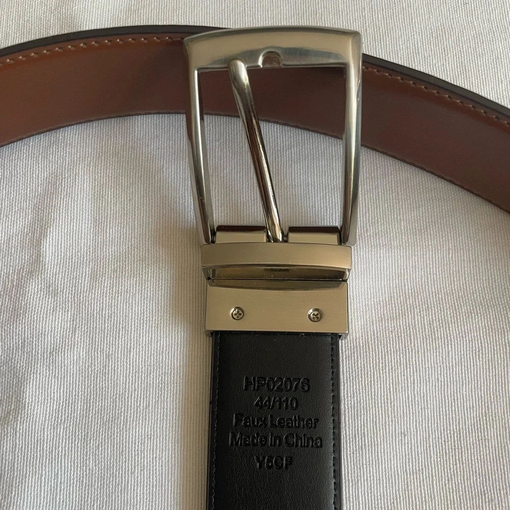 NWOT Perry Ellis mens Amigo Reversible Belt Belt - Picture 4 of 9